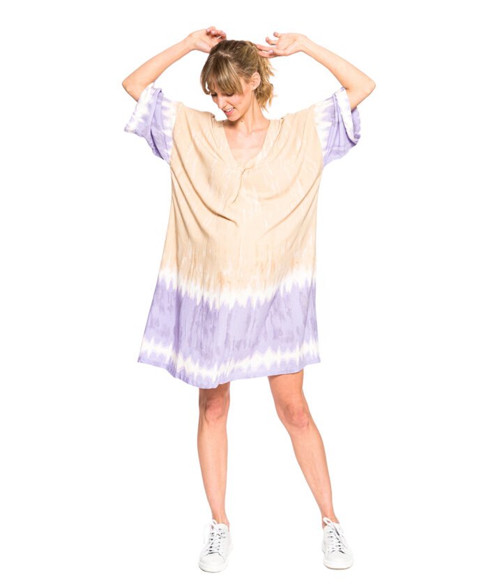 VESTIDO MORO VOILE BATIK lila - Imagen 4