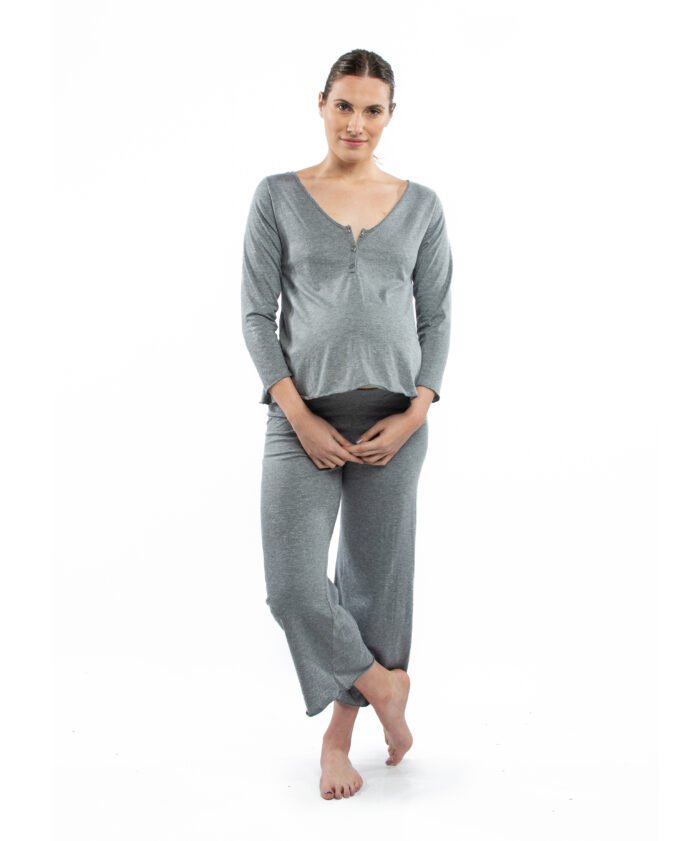 PIYAMA BONITO ML GRIS oscuro - Imagen 4
