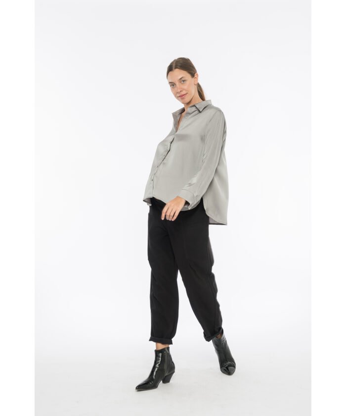 CAMISA PLATA SATIN plata - Imagen 3