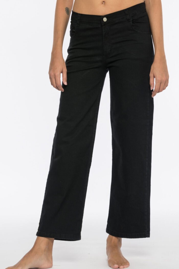 PANTALON DOJO SIMPLE JEAN ELASTIZADO OSTIA negro