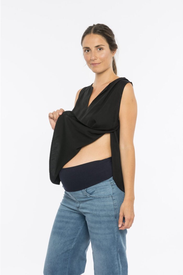 TOP MODO SM TWILL RAYON LIVIANO negro - Imagen 2