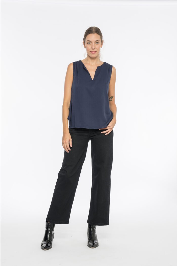 PANTALON DOJO SIMPLE JEAN ELASTIZADO OSTIA negro - Imagen 2