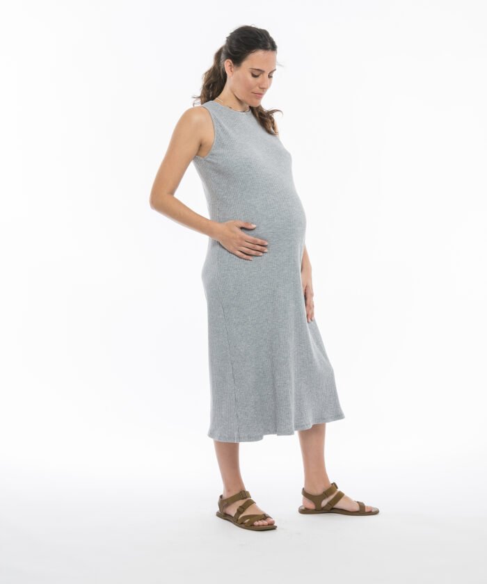 VESTIDO APOLO MORLEY GRIS melange - Imagen 3