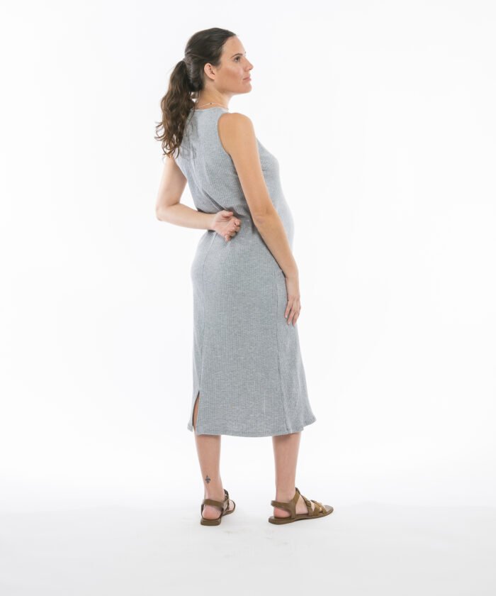 VESTIDO APOLO MORLEY GRIS melange - Imagen 6
