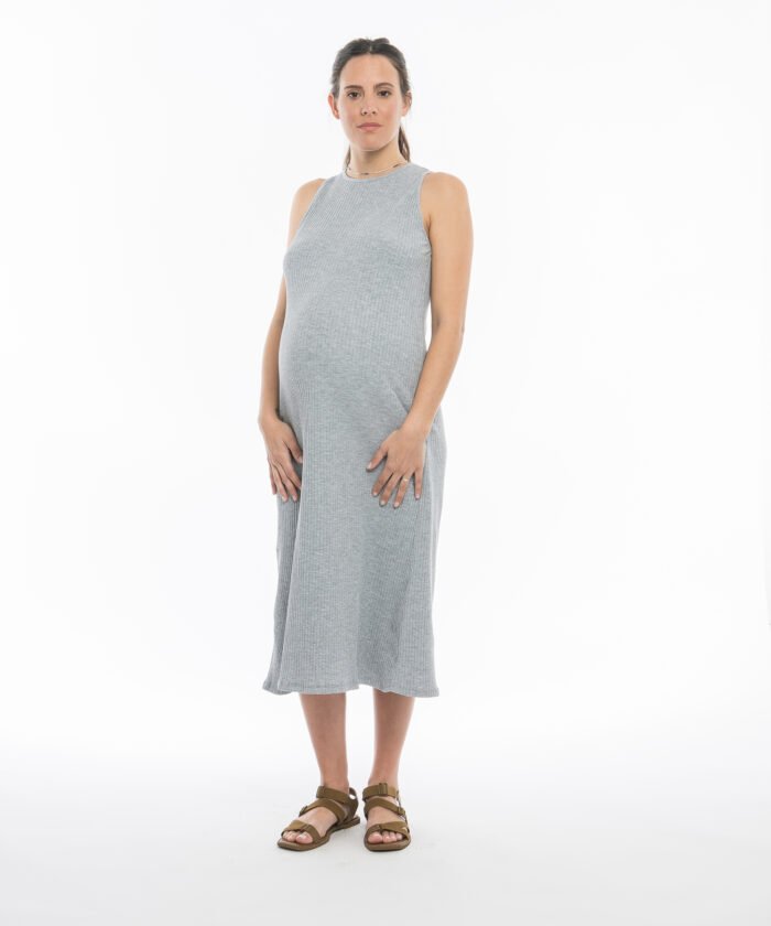 VESTIDO APOLO MORLEY GRIS melange - Imagen 4