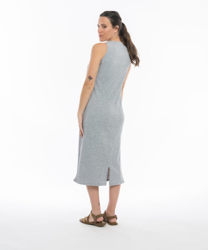 VESTIDO APOLO MORLEY GRIS melange - Imagen 5