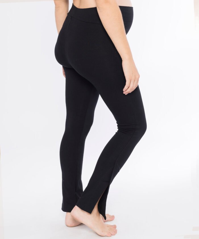 PANTALON CALZA FIT SPLIT JERSEY ALG.LYCRA negro - Imagen 2