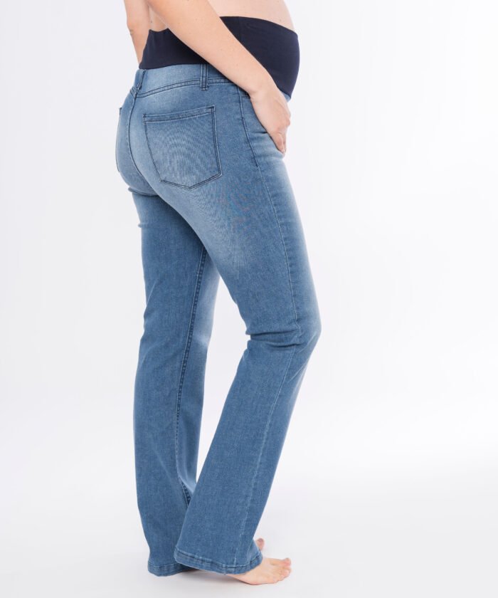 PANTALON OXFORD JEAN ELASTIZADO trufa - Imagen 4