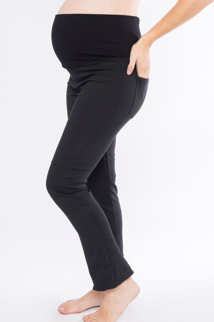 PANTALON COMODIN BENGALINA ELASTIZADA negro -O- - Imagen 2