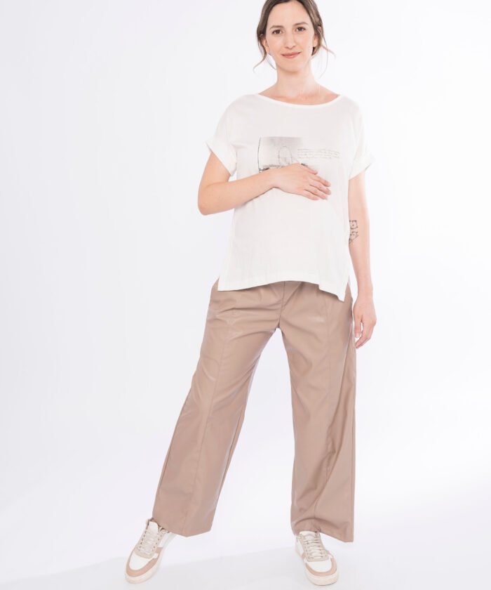 PANTALON  LAMB CUERINA greige