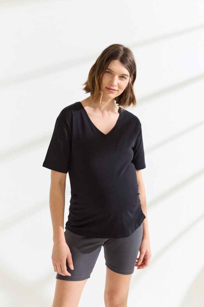 REMERA PLIEGO MC JERSEY ALG.LYCRA negro - Imagen 4
