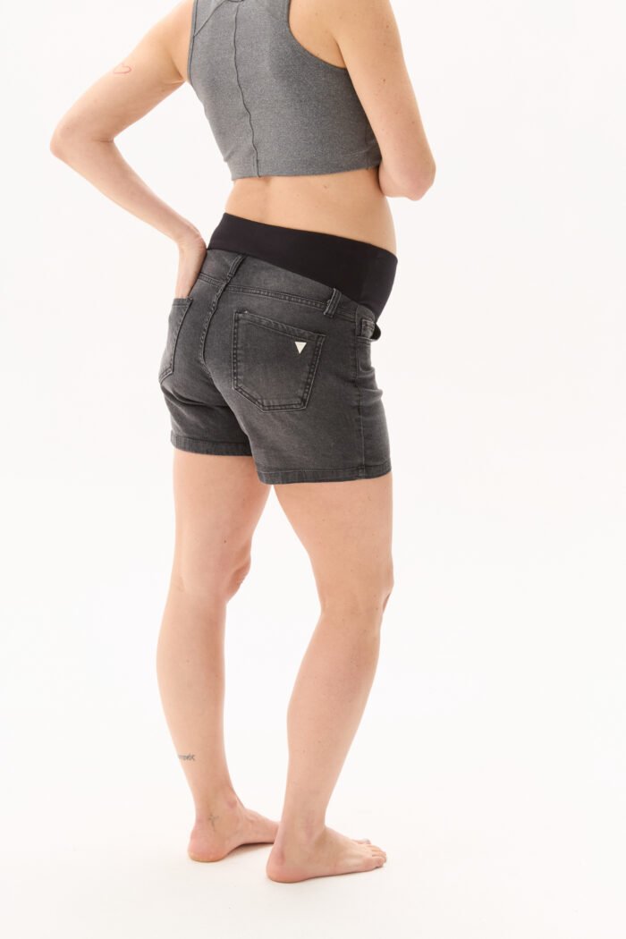 SHORT DOJO JEAN ELASTIZADO ZAMBA negro - Imagen 4