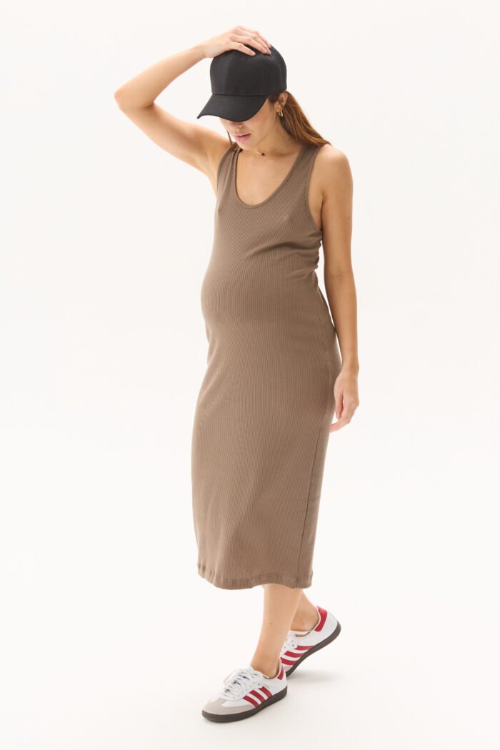 VESTIDO CAPSULA MORLEY visón - Imagen 5