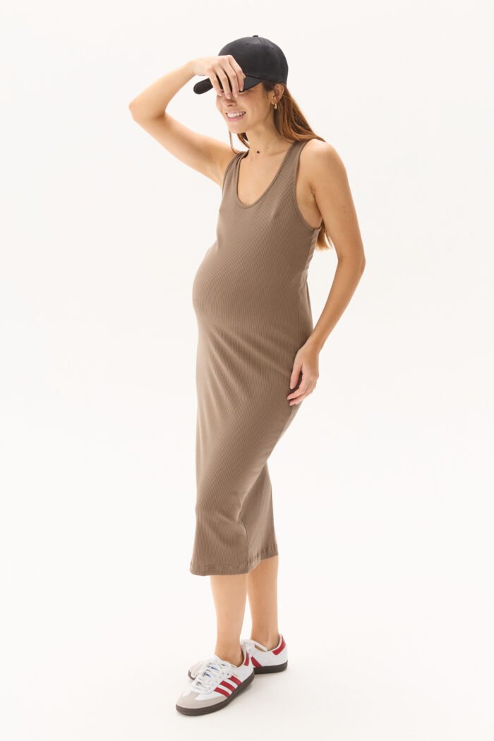 VESTIDO CAPSULA MORLEY visón