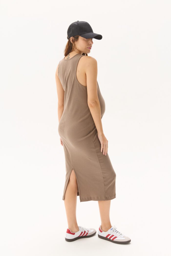 VESTIDO CAPSULA MORLEY visón - Imagen 7