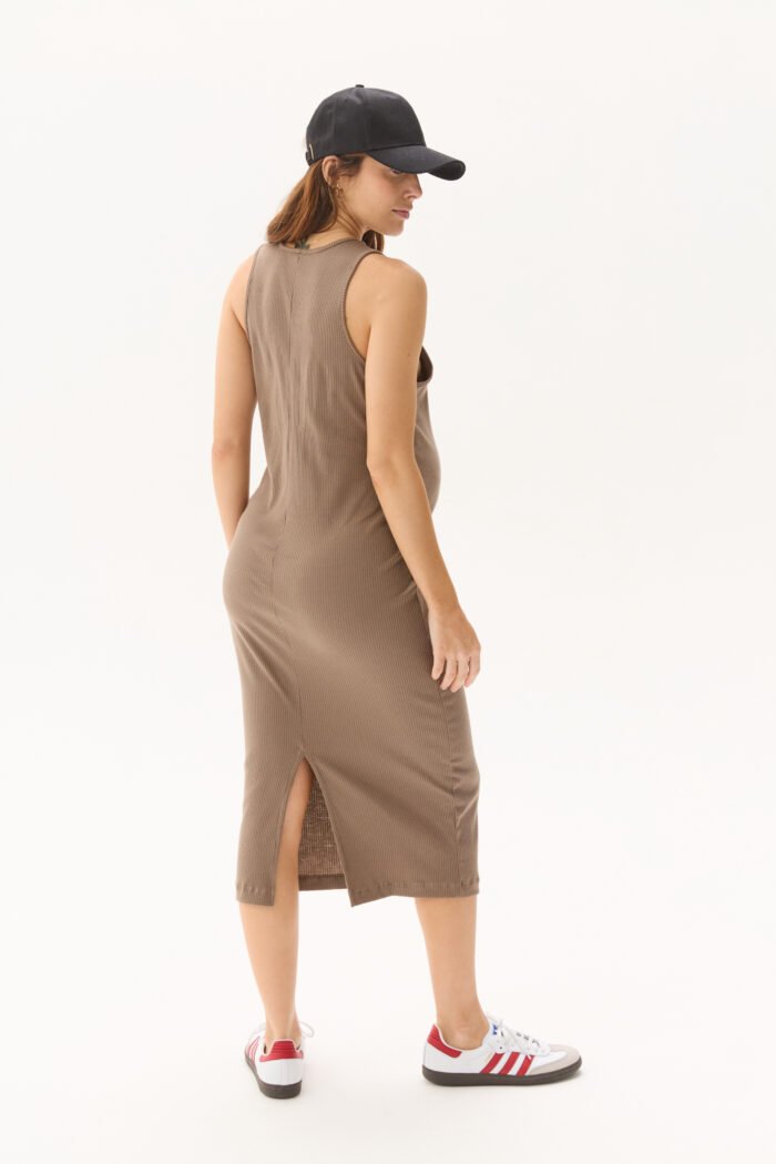 VESTIDO CAPSULA MORLEY visón - Imagen 8