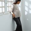 PANTALON DAD JEAN ELASTIZADO ZAMBA NEGRO - Imagen 6