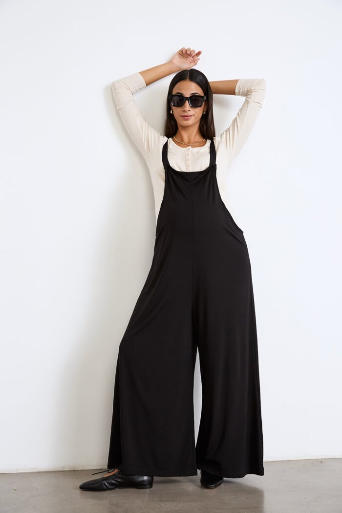 MONO CHIC PUNTO ROMA LIVIANO negro - Imagen 2