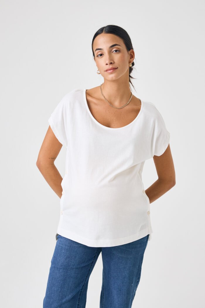 REMERA LATERAL SM JERSEY ALGODON jazmin - Imagen 3
