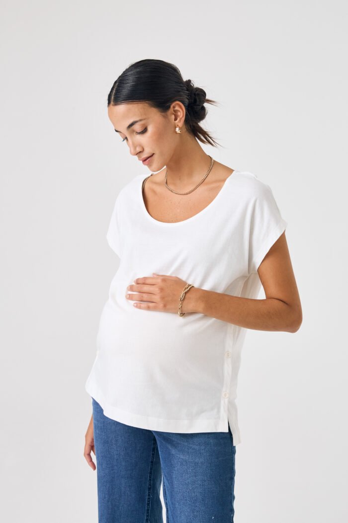 REMERA LATERAL SM JERSEY ALGODON jazmin