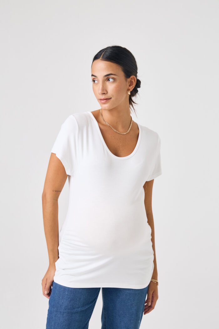 REMERA PERFECTA MC JERSEY ALG.LYCRA blanco