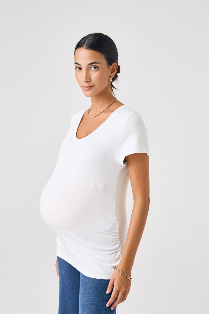 REMERA PERFECTA MC JERSEY ALG.LYCRA blanco - Imagen 3