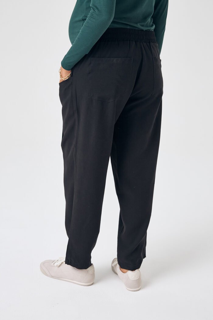 PANTALON AGRESTE TENCEL negro - Imagen 3