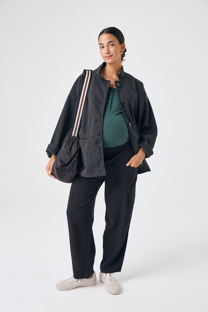 PANTALON AGRESTE TENCEL negro - Imagen 5