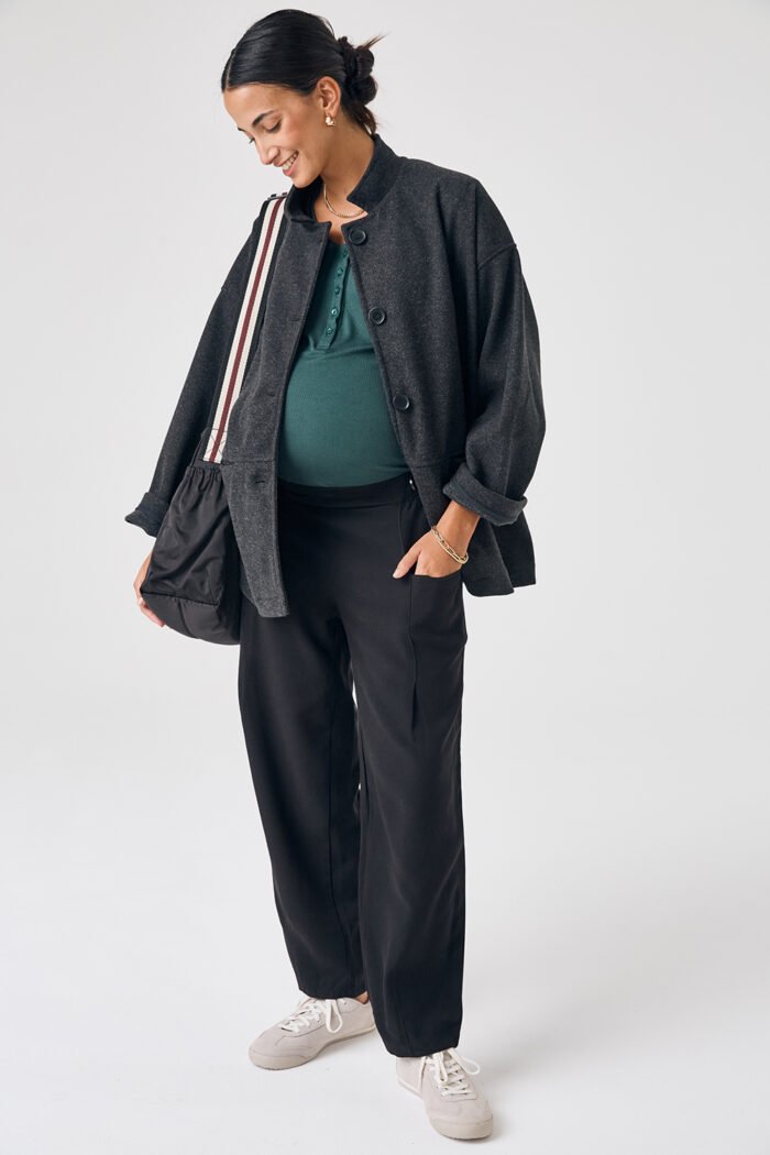 PANTALON AGRESTE TENCEL negro