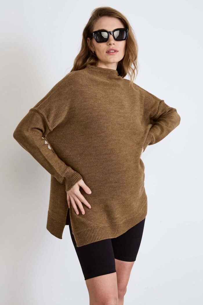 SWEATER CAUQUEN LANA habano