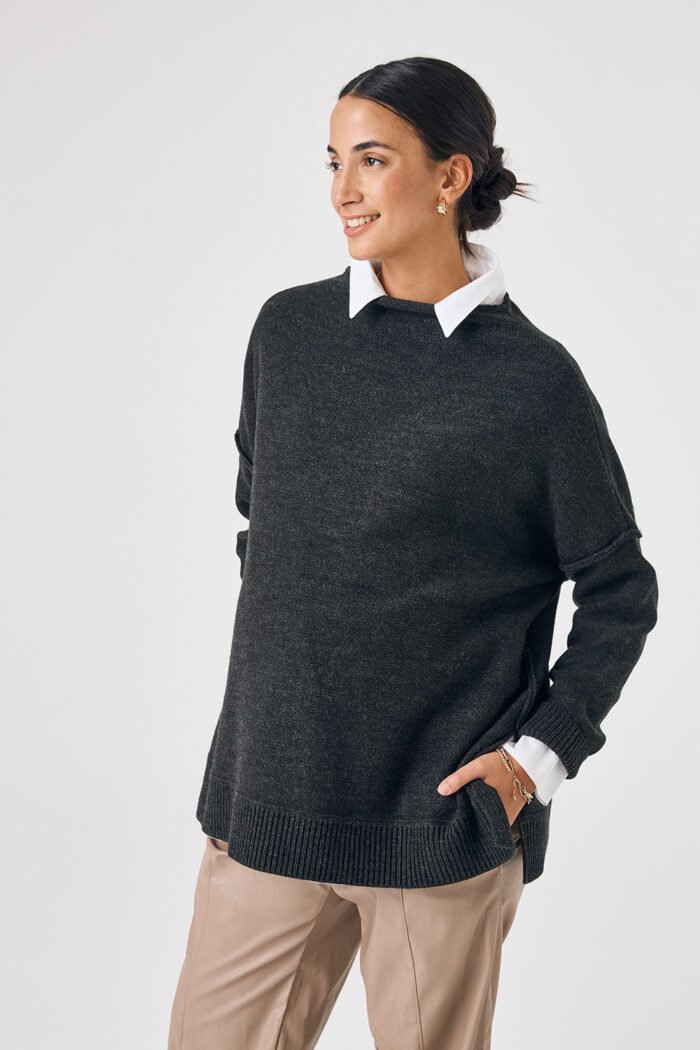 SWEATER CAUQUEN LANA carbon - Imagen 6