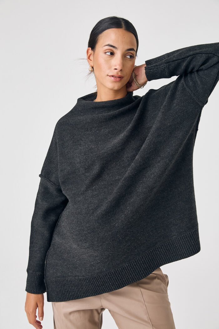 SWEATER CAUQUEN LANA carbon - Imagen 2