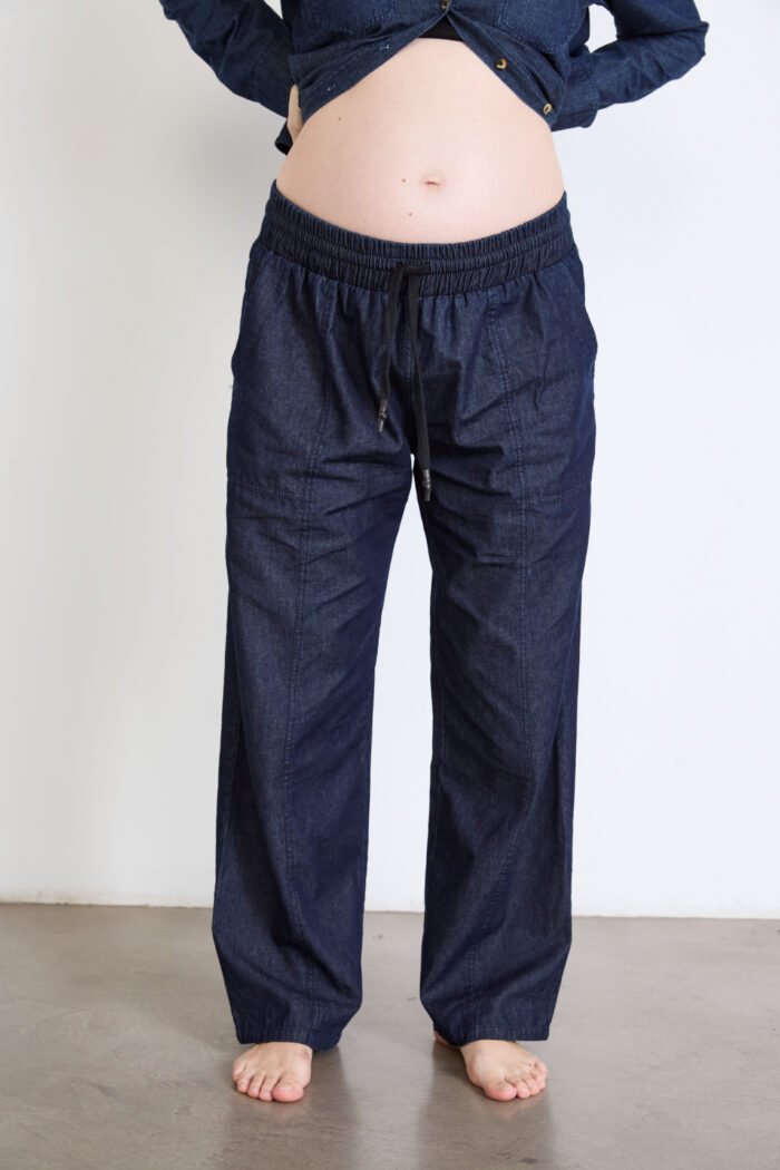 PANTALÓN BOSQUEJO JEAN LIVIANO azul - Imagen 3