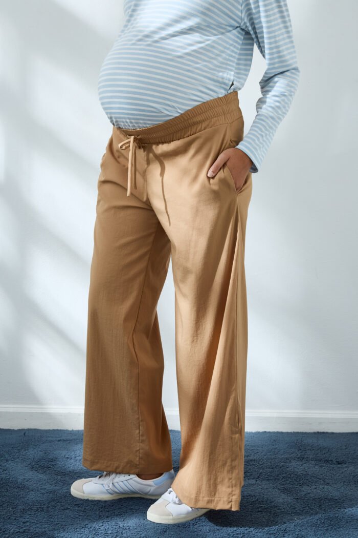 PANTALON FAN RAYON camel - Imagen 2
