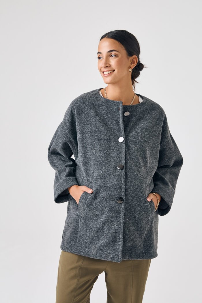 SACO BRUTAL JACQUARD gris