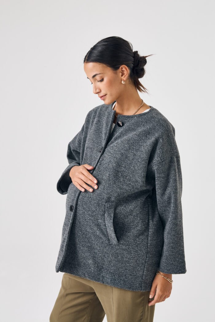 SACO BRUTAL JACQUARD gris - Imagen 2