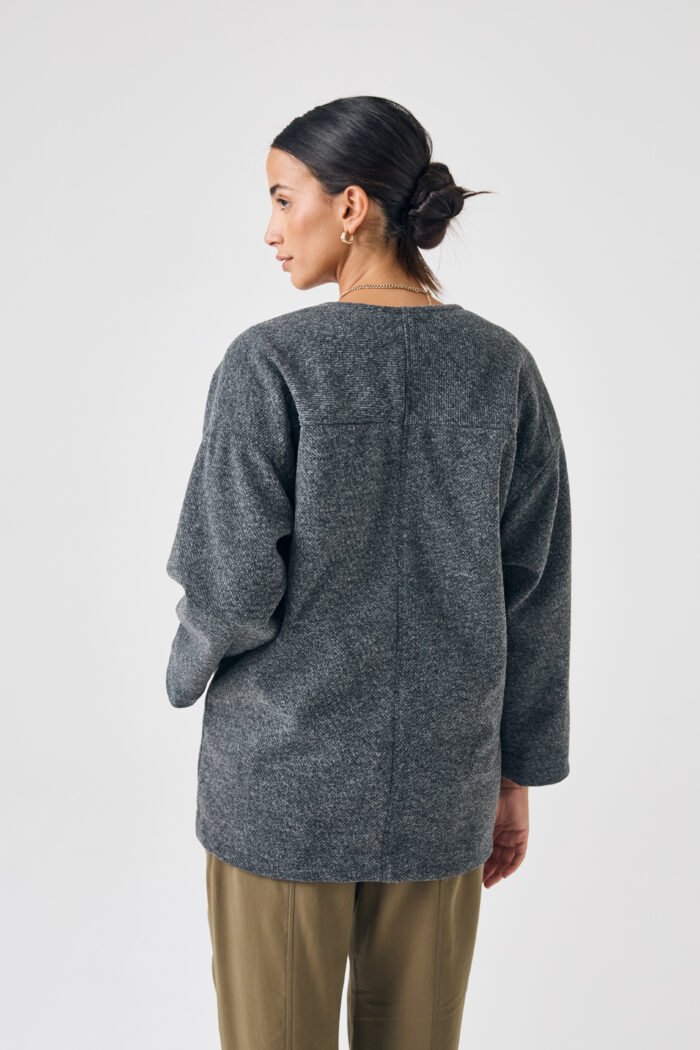 SACO BRUTAL JACQUARD gris - Imagen 3