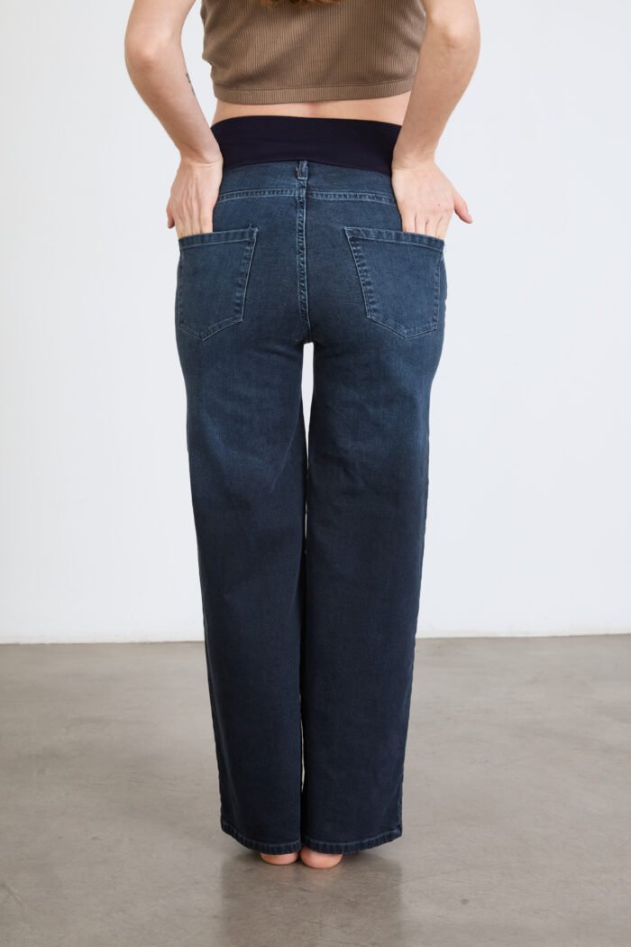 PANTALON DAD JEAN ELASTIZADO bee - Imagen 3