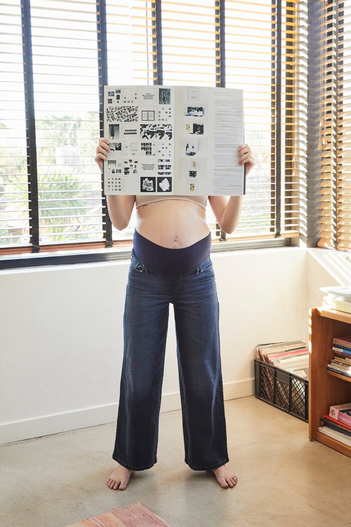 PANTALON DAD JEAN ELASTIZADO bee - Imagen 2
