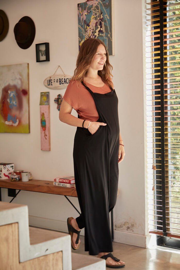 MONO CHIC PUNTO ROMA LIVIANO negro - Imagen 2